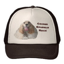 Cocker Spaniel Smiling Hat