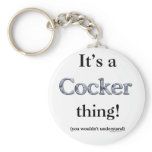 Cocker Spaniel Thing Key Chains