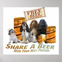 Cockers Share A Beer With Your Best Friend