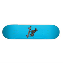 Cockney Slang Bull Terrier Skateboard