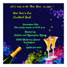 Cocktail Bash in style Personalized Invitation