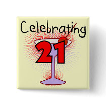 Cocktail Celebrating 21 Tshirts and Gifts