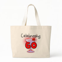Cocktail Celebrating 60 Tshirts and Gifts Tote Bag