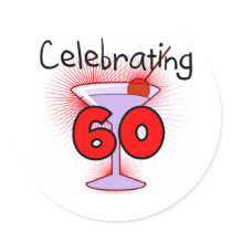 Cocktail Celebrating 60 Tshirts and Gifts