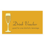 Cocktail champagne glass event orange drink ticket business card
