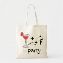 Cocktail Formula for Party Fun Canvas Bag
