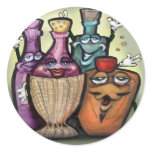 Cocktail Gang Round Stickers