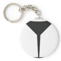 cocktail glass icon keychains