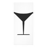 cocktail glass icon personalized rack card