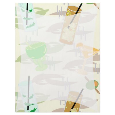Cocktail Hour Stationary by Retrofort