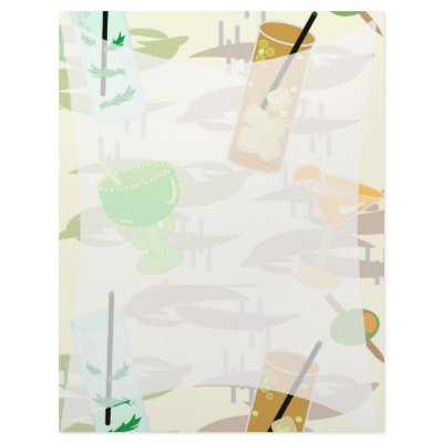 Cocktail Hour Stationary by Retrofort
