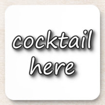 Cocktail ici dessous-de-verre