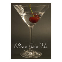 Cocktail Martini Party Invitation