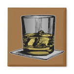 Cocktail & Napkin Design Fridge Magnets