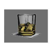Cocktail & Napkin Design Post Cards