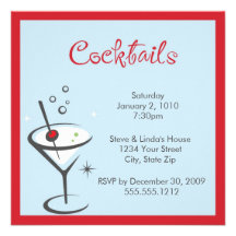 cocktail party announcements