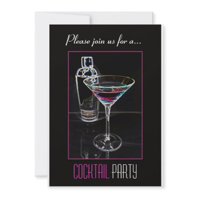 Cocktail Party Invitation by claire_shearer