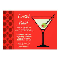 Cocktail Party Invitation invitations
