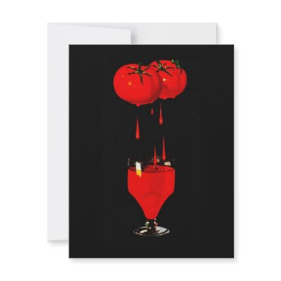 COCKTAIL PARTY THEME "A WICKED MARY" INVITATION by layooper