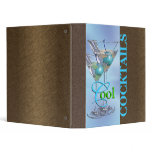 Cocktail pub mixer martini vinyl binders