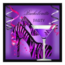 Cocktail rose pourpre de zèbre de partie de Bachel Bristol