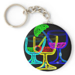 Cocktail Time Keychain