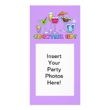 COCKTAIL UP GLASSES PHOTO CARD