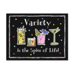 Cocktail Variety Recipe Card