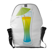 Cocktail with umbrella commuter bag