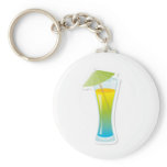 Cocktail with umbrella keychain