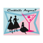 Cocktails Anyone? Postcard