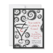 Cocktails & Cosmos invitations