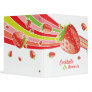 Cocktails & Desserts Binder with Strawberries