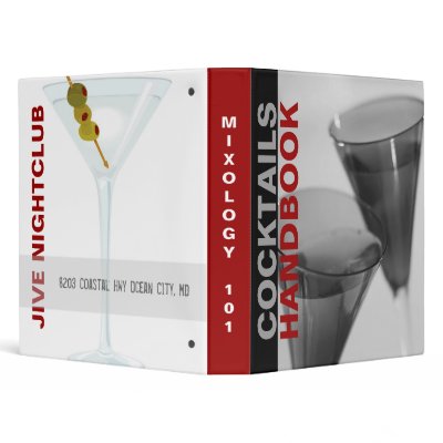 Cocktails Handbook Binder by lifethroughalens