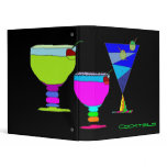 Cocktails Recipe Organizer Binders
