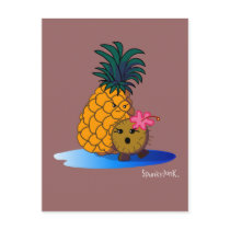 Coco & Badapple Postcard