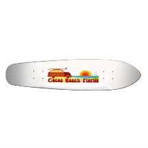 Cocoa Beach. Custom Skate Board