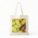 Cocoa pods tote bags