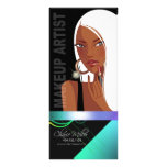 "Cocoa Tanned Beauty" Makeup Artist Promotional Custom Rack Card