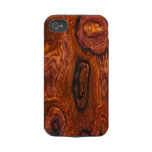 Cocobolo (wood) Finish iPhone 4 case