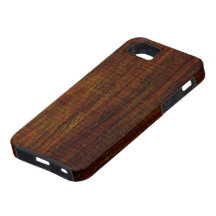 Cocobolo Wood Grain iPhone 5 Case