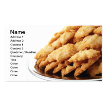Coconut cookies business card templates