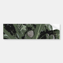 Coconut Palms Digital Design Bumper Stickers