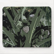 Coconut Palms Digital Design Mouse Pad