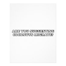 Coconuts... migrate? letterhead template