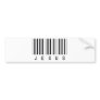 Code barre Jesus noir Bumper Sticker