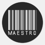 Code barres de maestro autocollants