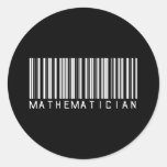 Code barres de mathématicien adhésifs
