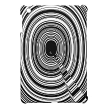 Code barres de monogramme barre le coque ipad de g