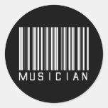 Code barres de musicien adhésifs